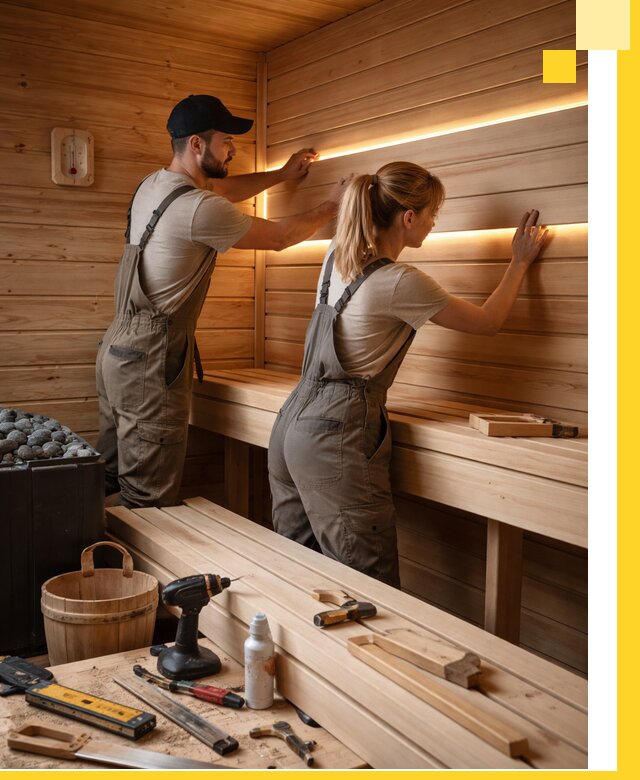 Дизайн саун и бань под ключ с индивидуальным проектом в Краснокамске