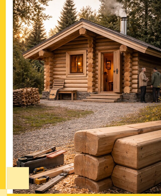 Строительство бань и комплексов в Краснокамске от 456165 р.| ЭриданКнм