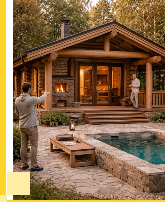 Проекты бань и хамам в Краснокамске от 25343 р. | ЭриданКнм