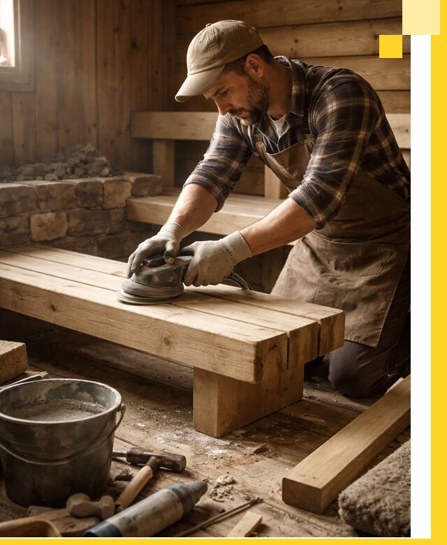 Ремонт бань под ключ в Краснокамске с гарантией качества и сроков