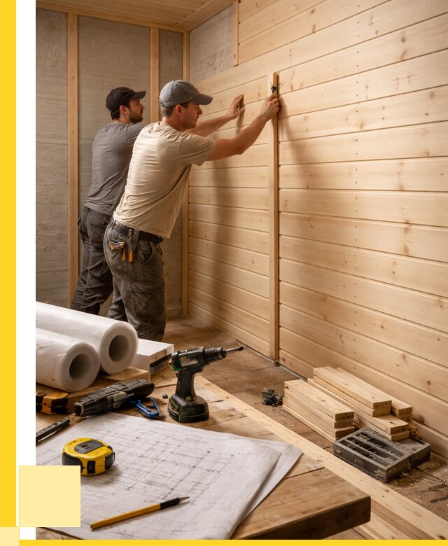 Обшивка бани вагонкой в Краснокамске от 1216 р., ЭриданКнм