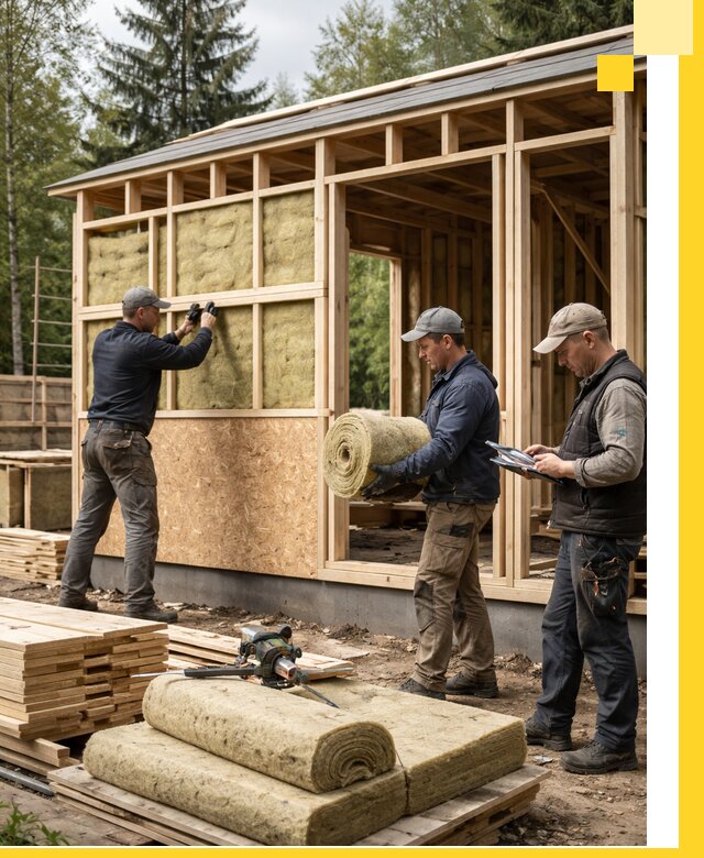 Проектирование и строительство каркасных бань в Краснокамске под ключ