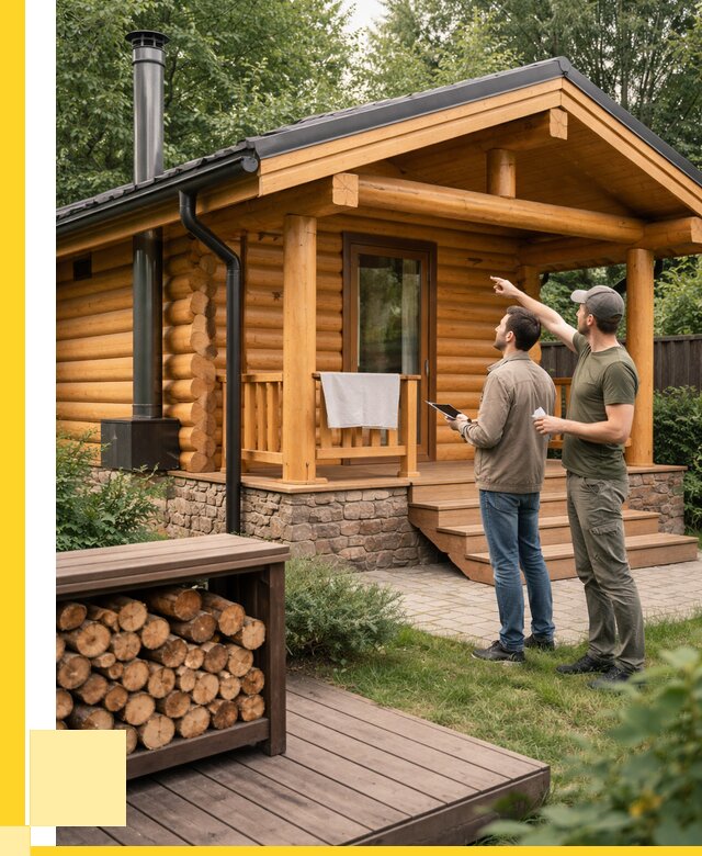 Бани для дачи под ключ в Краснокамске от 253425 р. | ЭриданКнм