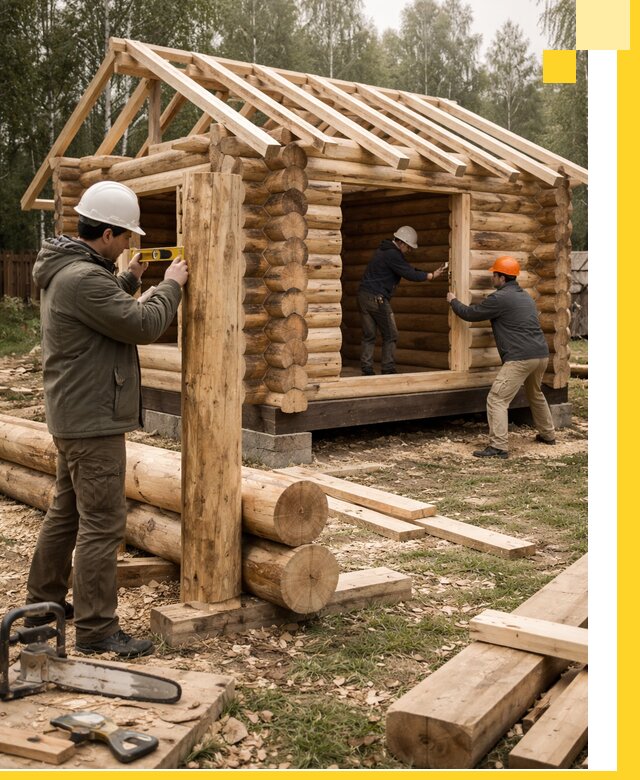 Строительство бань для дачи под ключ в Краснокамске с доставкой и монтажом