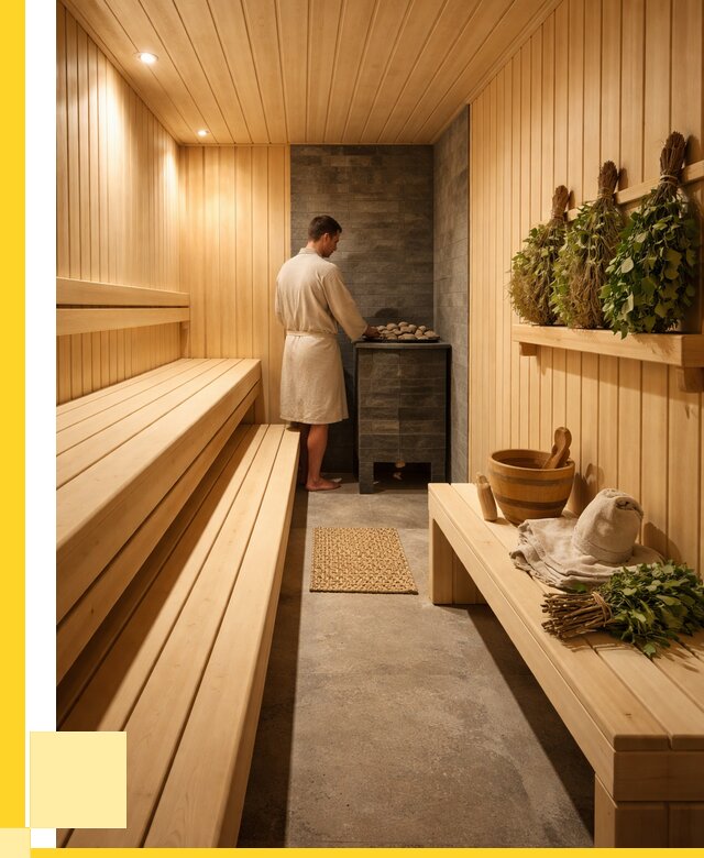 Отделка парной под ключ в Краснокамске от 354795 р. | ЭриданКнм