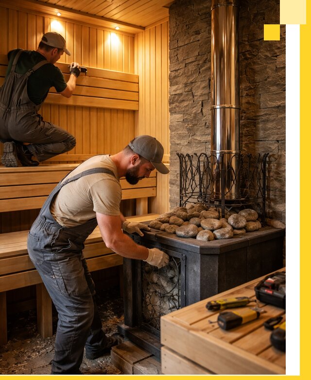 Комплексный дизайн бань, саун и зон отдыха в Краснокамске