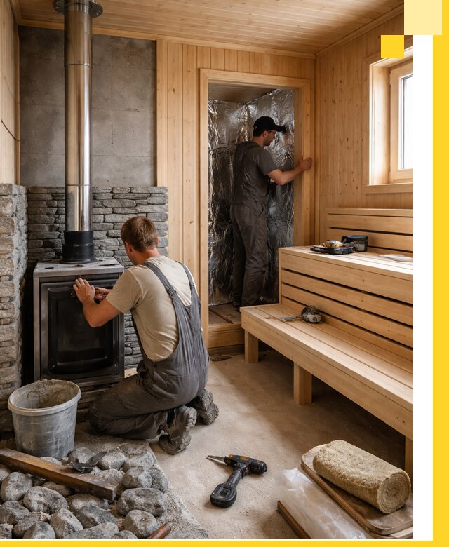 Строительство и изготовление бань под ключ в Краснокамске