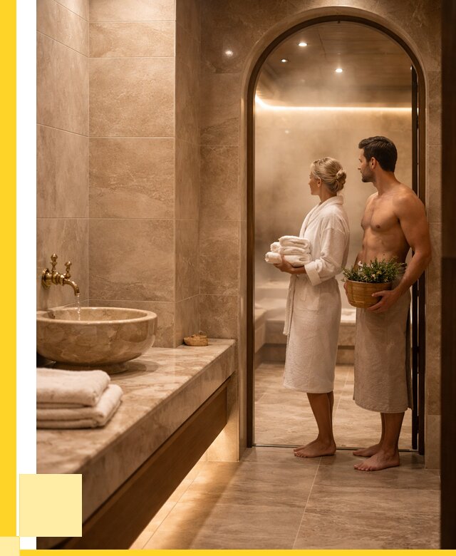 Проект и монтаж сауны и хамама в Краснокамске от 354795 р., ЭриданКнм