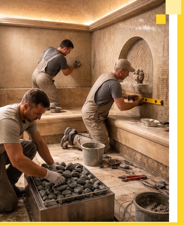 Проектирование и строительство хамама и сауны в Краснокамске