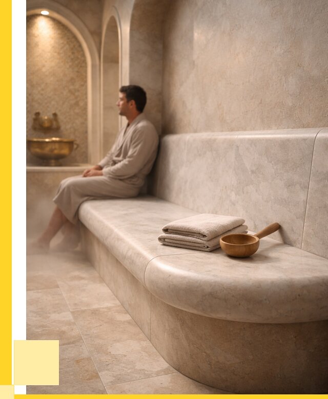 Сиденья для хамама в Краснокамске под ключ от 12164 р. | ЭриданКнм