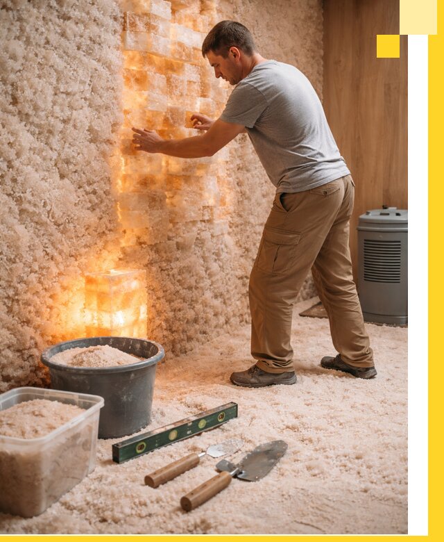 Проектирование и монтаж соляных комнат в Краснокамске под ключ